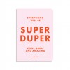 Блокнот у клiтинку Orner Store Super Duper рожевий