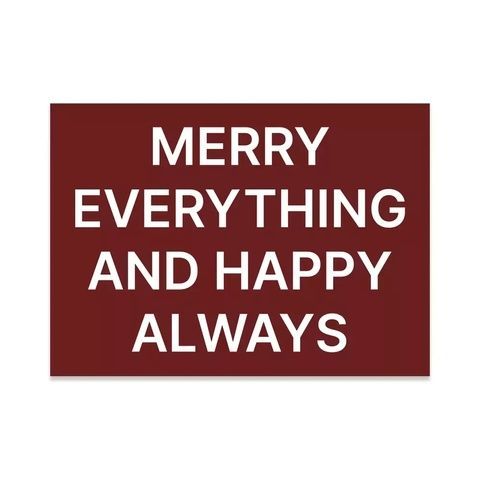 Новорічна листівка Your Planner Merry everything 12053 фото