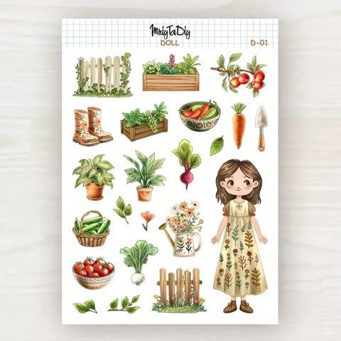 Стікер-лист MriyTaDiy Doll-01 15641 фото