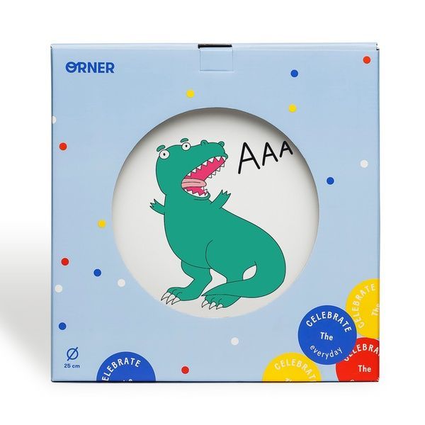 Тарілка Orner Store Динозавр ААА 14955 фото