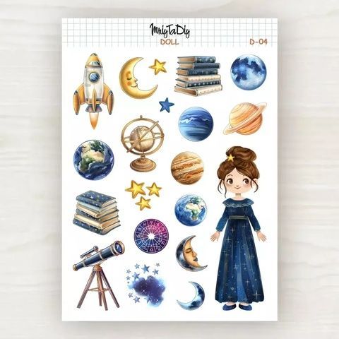 Стікер-лист MriyTaDiy Doll-04 15644 фото