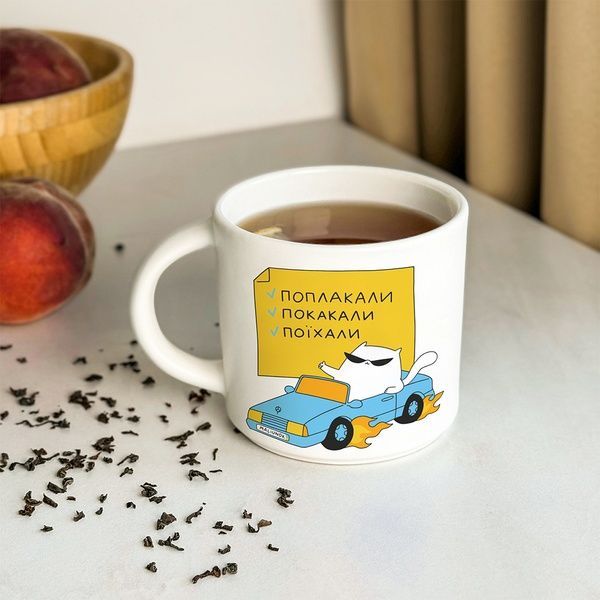 Чашка Orner Store Діловий кіт 16996 фото