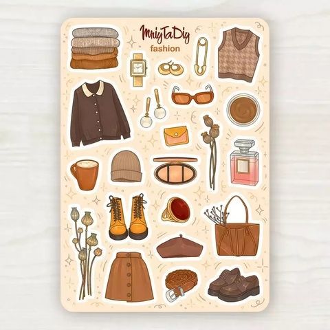 Стікер-лист MriyTaDiy модель Fashion 12639 фото