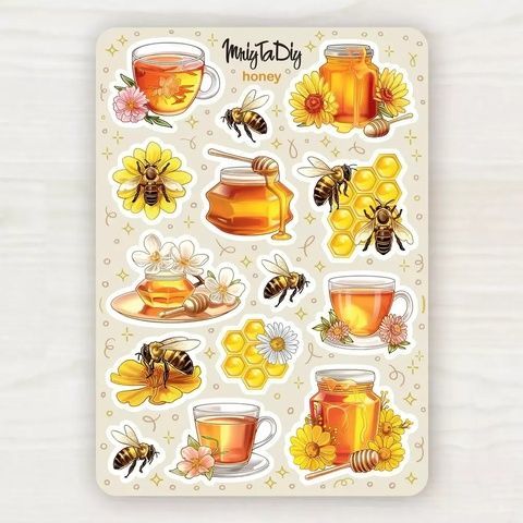 Стікер-лист MriyTaDiy модель Honey 13952 фото
