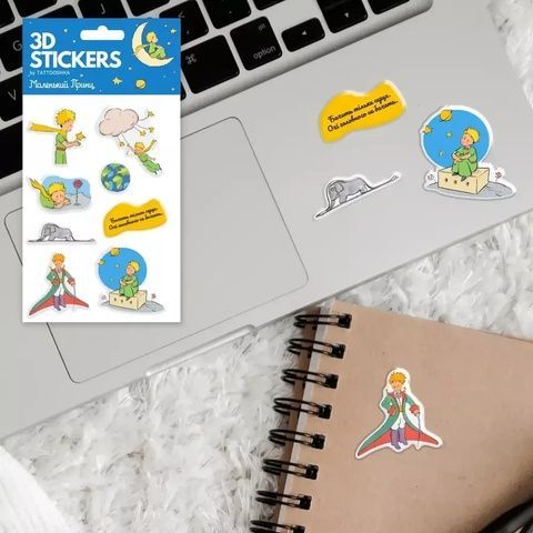 Набір стікерів Tattooshka_ua "Маленький принц" 16914 фото