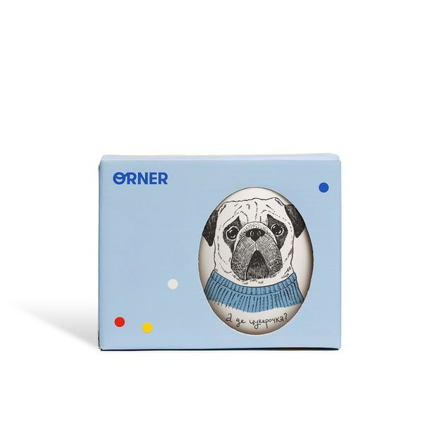 Чашка Orner Store Мопс 6045 фото