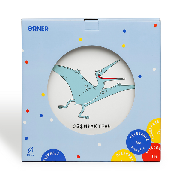 Тарілка Orner Store Обжирактель 14617 фото