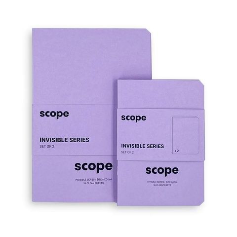 Набір з 2 скетчбуків Scope Invisible Lavender (розмір S) 16727 фото