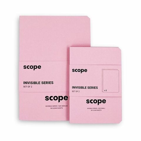 Набір з 2 скетчбуків Scope Invisible Pink (розмір M) 16726 фото