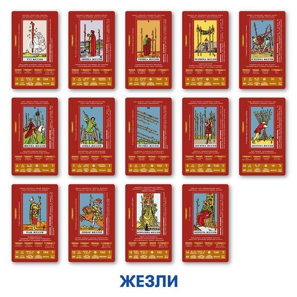 Картки Orner Таро "Навчальні Таро Райдера - Уейта" 13625 фото