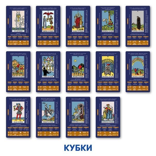 Картки Orner Таро "Навчальні Таро Райдера - Уейта" 13625 фото