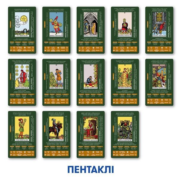 Картки Orner Таро "Навчальні Таро Райдера - Уейта" 13625 фото
