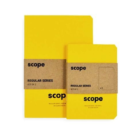 Набір з 2 скетчбуків Scope Regular Yellow (розмір M) 16718 фото