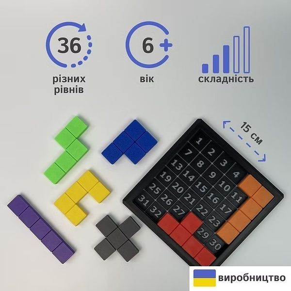 Головоломка Skillenge Тетріс 6633 фото