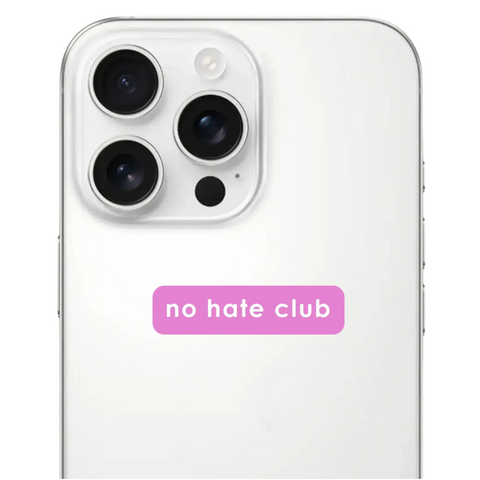 3D стікер Cobart No hate club 16624 фото