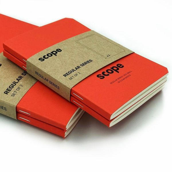 Набір з 2 скетчбуків Scope Regular Red (розмір S) 15352 фото