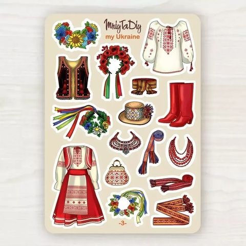 Стікер-лист MriyTaDiy модель Ukraine 3 13160 фото