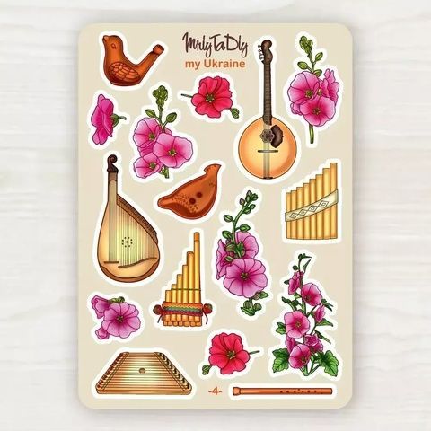 Стікер-лист MriyTaDiy модель Ukraine 4 13161 фото
