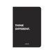 Блокнот Orner Store "Think different" чорний 65828 фото 1