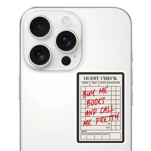 3D стікер Cobart Buy me book and call me pretty 16629 фото