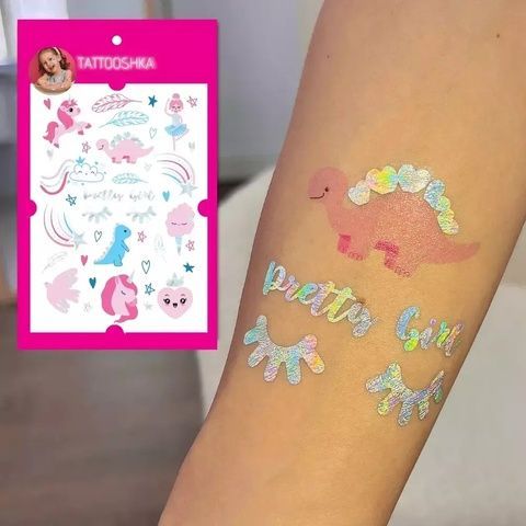 Тату набір "Unicorn mood голограма" Tattooshka_ua LB-185 15176 фото