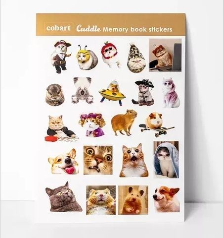 Стікери для фотоальбомів А5 Cobart Cuddle 20066 фото