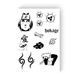 Тату сет "Наруто. Аніме" Tattooshka_ua LB-112 13778 фото 2