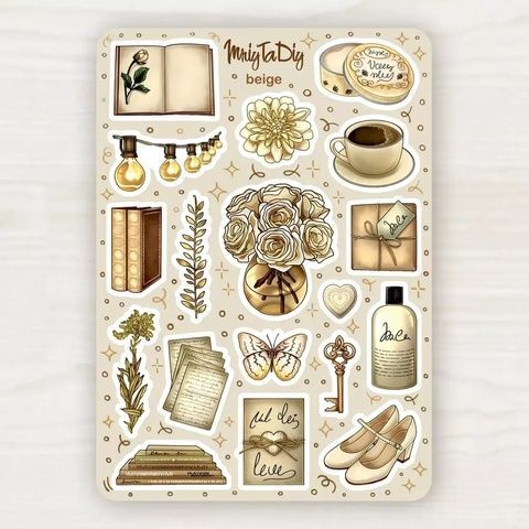 Стікер-лист MriyTaDiy модель Beige 13947 фото